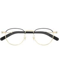 Montblanc - Eyewear Round Frame Glasses - Lyst