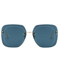 Dior - Geometric Frame Sunglasses - Lyst