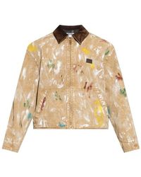 Moschino - Long-Sleeved Denim Jacket - Lyst
