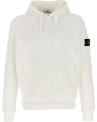 Stone Island - Compass Patch Drawstring Hoodie - Lyst