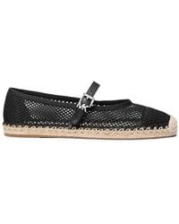 MICHAEL Michael Kors - Lynn Buckle-Strapped Mesh Ballet Espadrilles - Lyst
