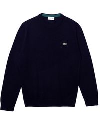 Lacoste - Logo Embroidered Crewneck Sweatshirt - Lyst