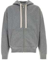 Jil Sander - Logo-Print Zip-Up Hoodie - Lyst