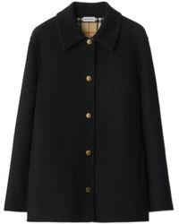 Burberry - Wool Twill Overshirt - Lyst