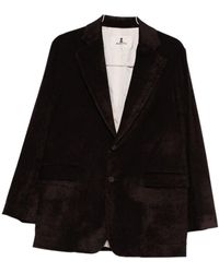 Barena - Velvet Single-Breasted Blazer - Lyst