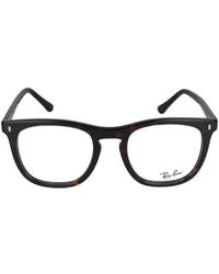 Ray-Ban - Oval Frame Glasses - Lyst