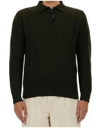 Aspesi - Wool Knit Sweater - Lyst