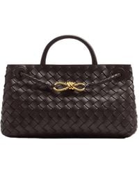 Bottega Veneta - Small East-West Andiamo Top Handle Bag - Lyst