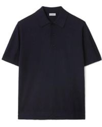 Burberry - Check-Trim Short Sleeved Polo Shirt - Lyst
