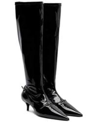 Magda Butrym - Patent Leather Knee-High Boots - Lyst