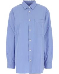 Tekla - Poplin Oversized Pyjama Shirt - Lyst