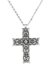 Emanuele Bicocchi - Reissue Notre-Dame Large Cross Necklace - Lyst