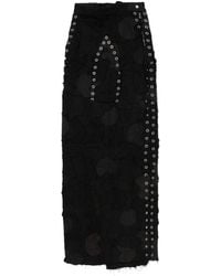 Who Decides War - Raw Hem Long Skirt - Lyst