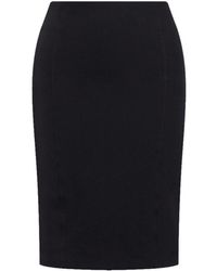 Dondup - Zip-Front Panelled Skirt - Lyst
