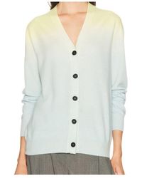 Jil Sander - Buttoned Gradient Cardigan - Lyst