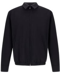 Herno - Zip-Up Long-Sleeved Shirt Jacket - Lyst