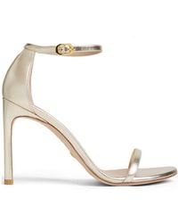 Stuart Weitzman - Logo High-Heeled Sandals - Lyst