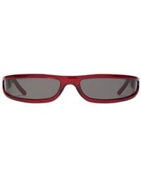 Rick Owens - Fog Rectangular Frame Sunglasses - Lyst