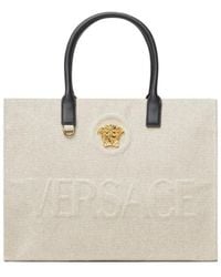 Versace - La Medusa Top Handle Bag - Lyst