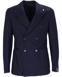 Lubiam - Long-Sleeve Blazer - Lyst