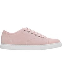 Lanvin - Dbb1 Leather And Suede Sneakers - Lyst
