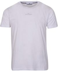 Stone Island - Logo-Print Short-Sleeve T-Shirt - Lyst