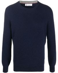 Brunello Cucinelli - Crew-Neck Cashmere Jumper - Lyst