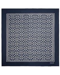 COACH - Monogram-Print Square Silk Scarf - Lyst
