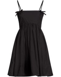 Ganni - Mini Dress Organic Cotton - Lyst