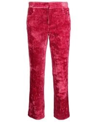 Isabel Marant - Mid-Rise Corduroy Pants - Lyst