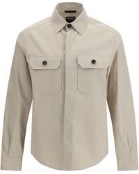 ZEGNA - Flap Pocket Shirt Jacket - Lyst