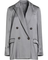 Brunello Cucinelli - Blazer Silk - Lyst