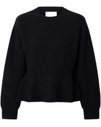 Lisa Yang - Mirella Ribbed Cashmere Peplum Sweater - Lyst