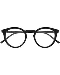 Saint Laurent - Eyewear Oval Frame Glasses - Lyst