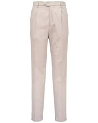 Brunello Cucinelli - Pleated Trousers - Lyst