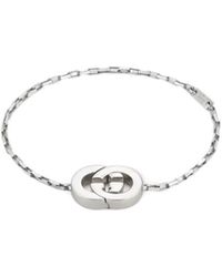 Gucci - Interlocking Charm Bracelet - Lyst