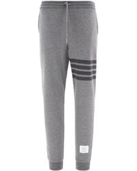 Thom Browne - Bar Drawstring Track Pants - Lyst