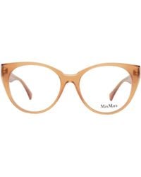 Max Mara - Round Frame Glasses - Lyst