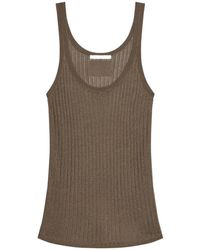 Helmut Lang - Pointelle Rib Tank - Lyst