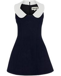 ShuShu/Tong - Shushu/Tong Contrast Collar Flared Dress - Lyst
