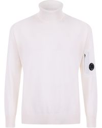 C.P. Company - Ribbed Turtleneck Knitwear - Lyst