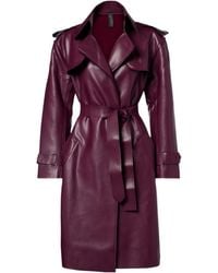 Norma Kamali - Belted Trench Coat - Lyst