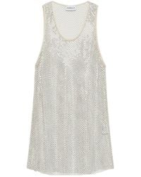 Marella - Rhinestone Mesh Vest - Lyst