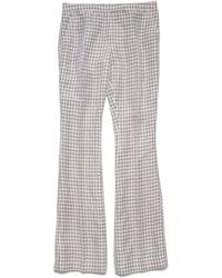 Acne Studios - Gingham Flared Trouser - Lyst