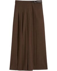Weekend by Maxmara - Fastoso Pleated Midi Skirt - Lyst