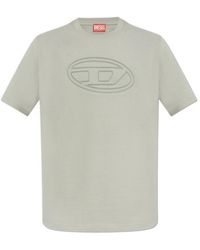 DIESEL - T-Adjust-Bigoval Embossed Oval D T-Shirt - Lyst