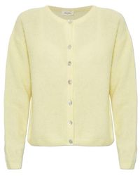 American Vintage - Crew Neck Button Cardigan - Lyst