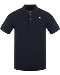 K-Way - Logo Patch Short-Sleeved Polo Shirt - Lyst