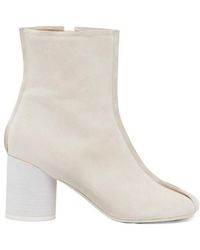 MM6 by Maison Margiela - Anatomic Stitch-Toe Ankle Boots - Lyst