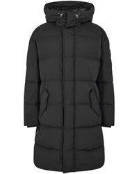 Moose Knuckles - Mid-Length Quilted Hooded Puffer Coat - Lyst